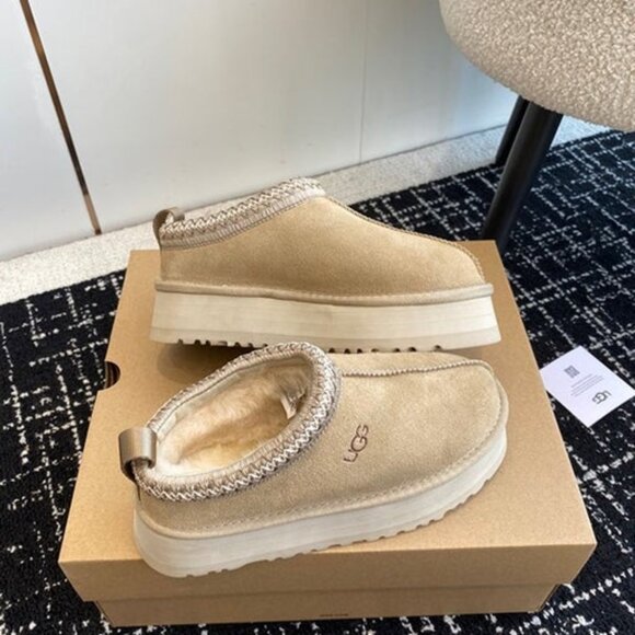 UGG Tazz Platform Slipper Mustard Seed - Picture 2 of 6